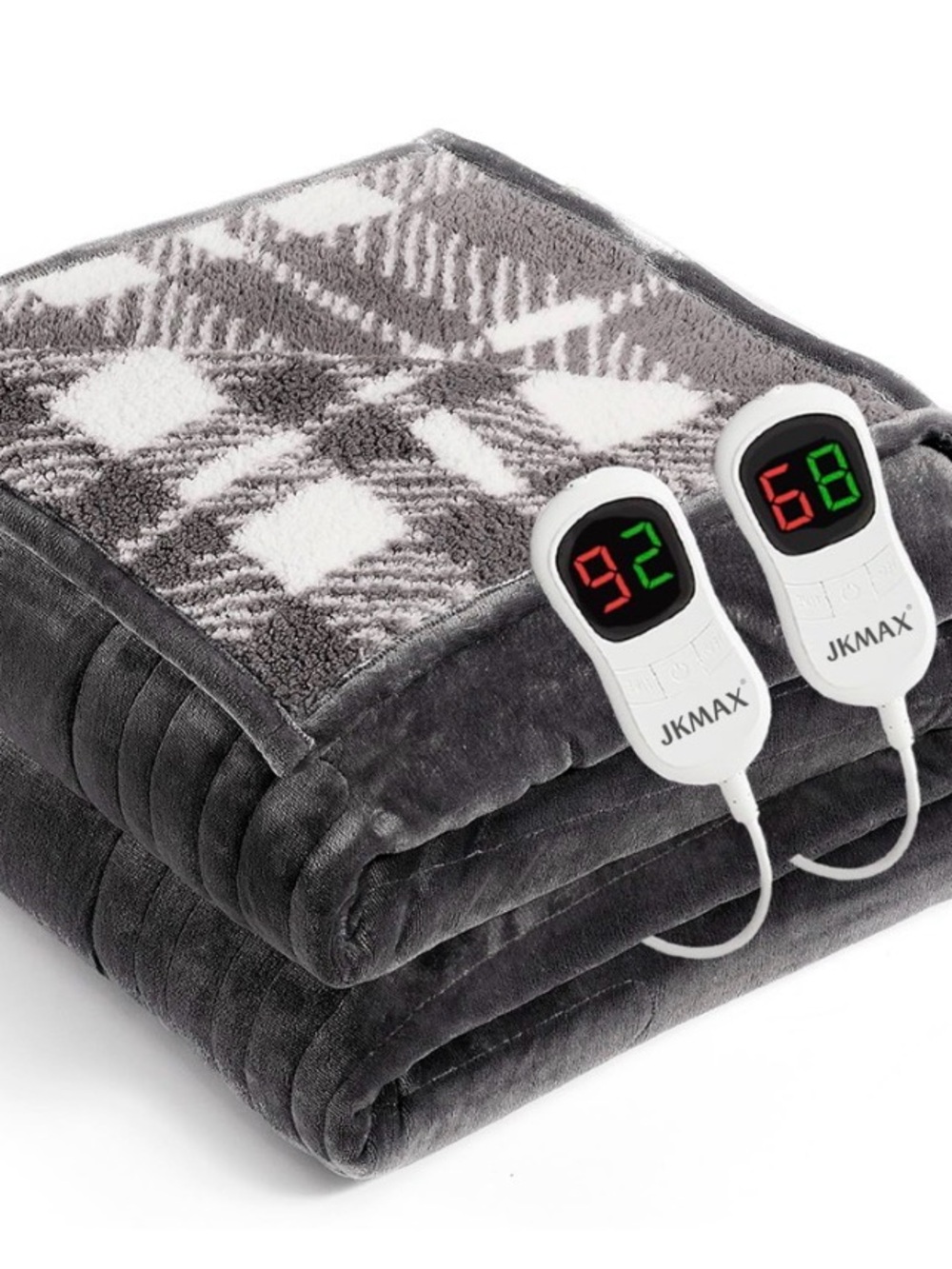 Amazon Electric Blanket - White and Blue Packaging